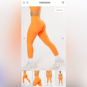 Paragon RecStretch™ Original Sculptseam® Plus Legging - Apricot - M
